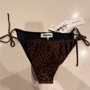 Rumored Animal Print Bikini Bottoms